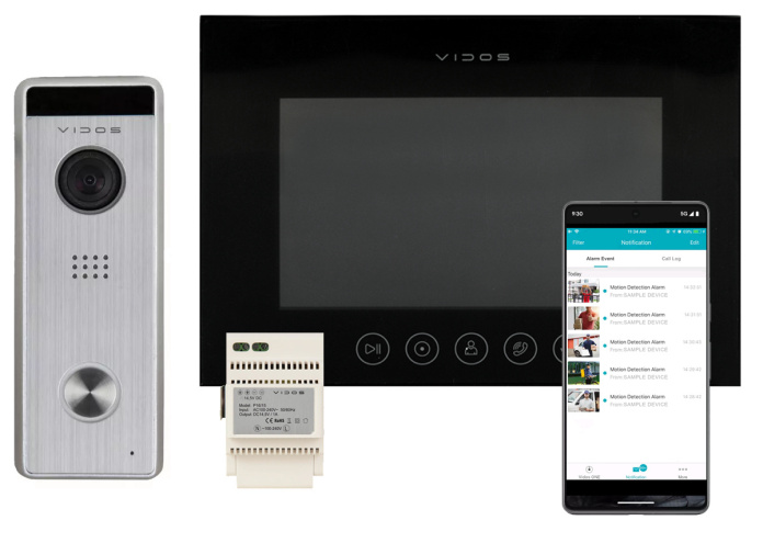 Wideodomofon Vidos S10 i monitorem M11B-X WiFi